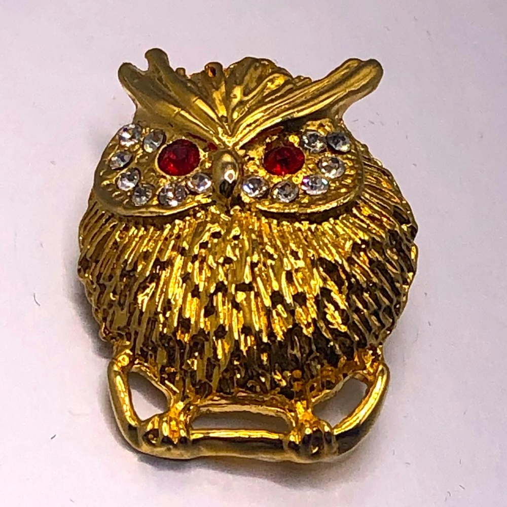 Vintage 1970’s Owl Brooch.